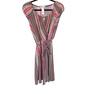 Women's Laundry by Shelli Segal Dress in XL Polka Dots Geometric Pattern